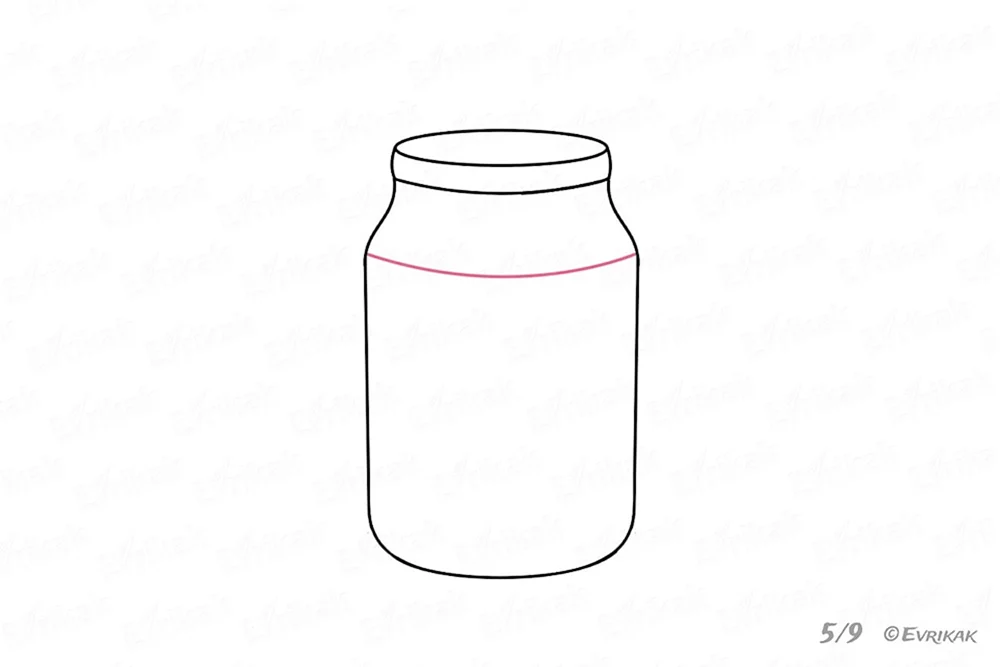 Glasgefäß ausmalen
