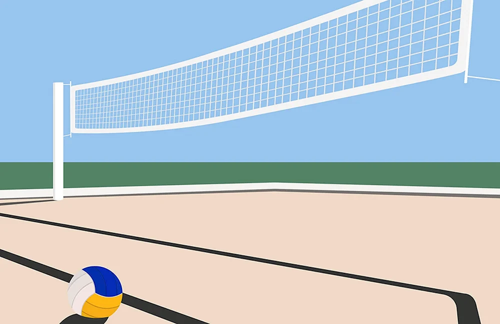 Banner Volleyball Hintergrund