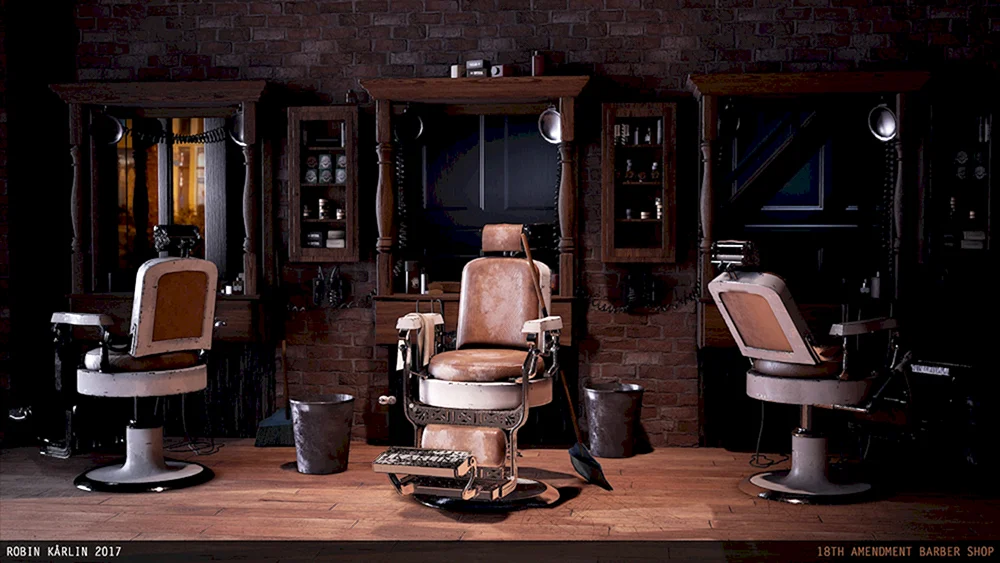 Barbershop Hintergrund