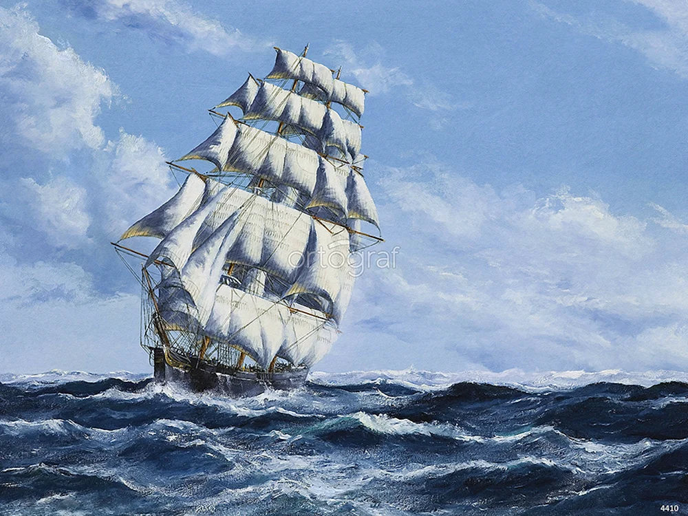 Schiff Scharlachrote Segel