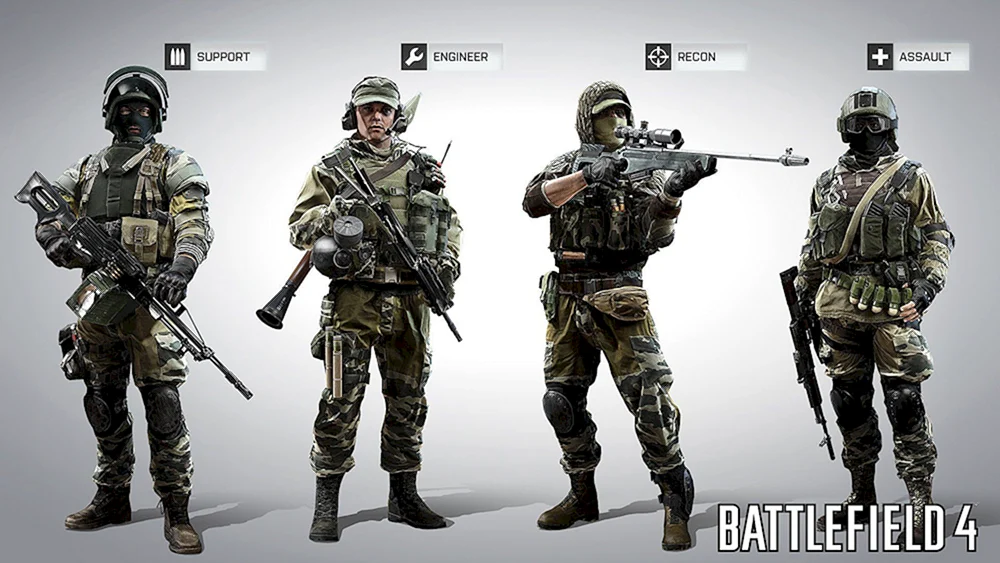 Bathelfield 4 Russische Soldaten