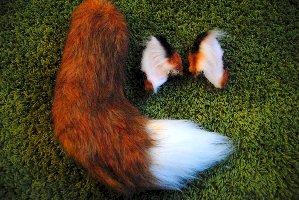 Fuchsfrisur auf dunklem Haar Haar