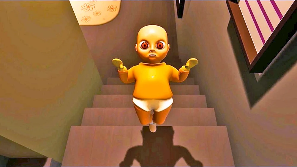 Baby in Gelb Spiel