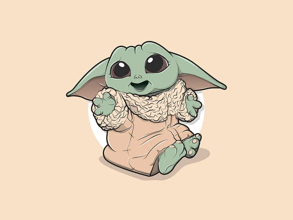 Star Wars Malbuch yoda baby