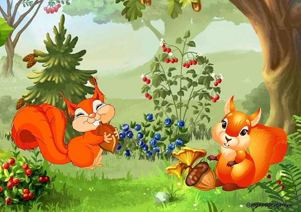 Eichhörnchen für Kinder