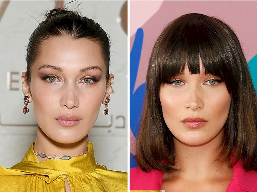 Bella Hadid mit Pony