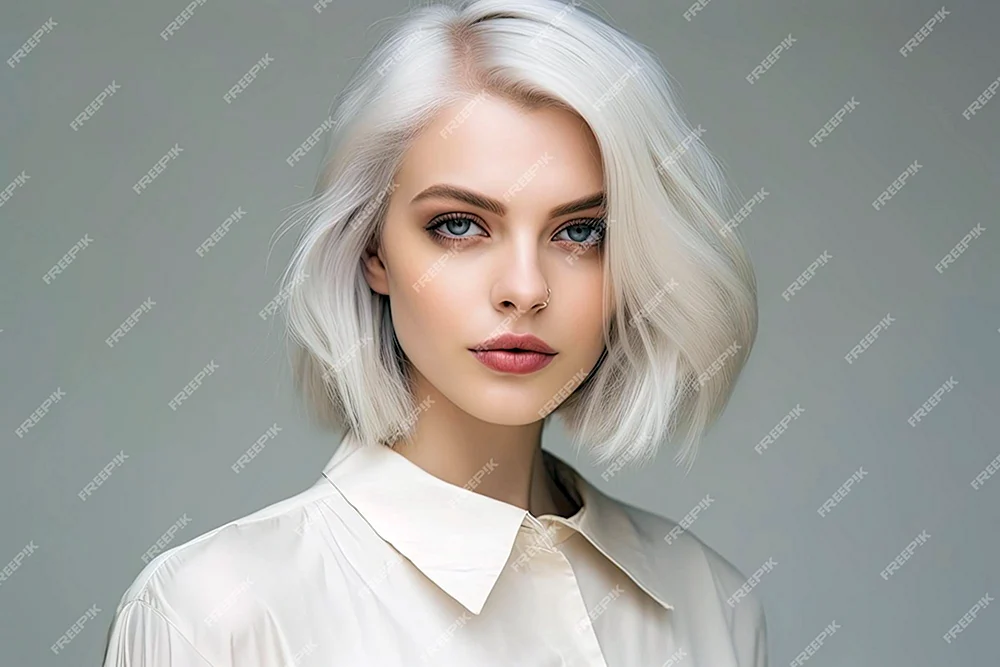 Weißes Haar