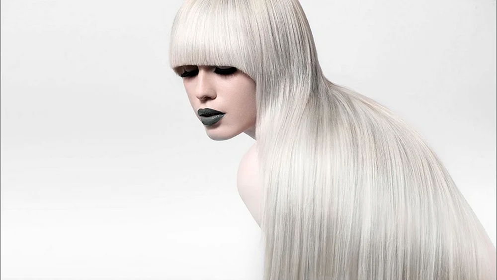 Weißes Haar