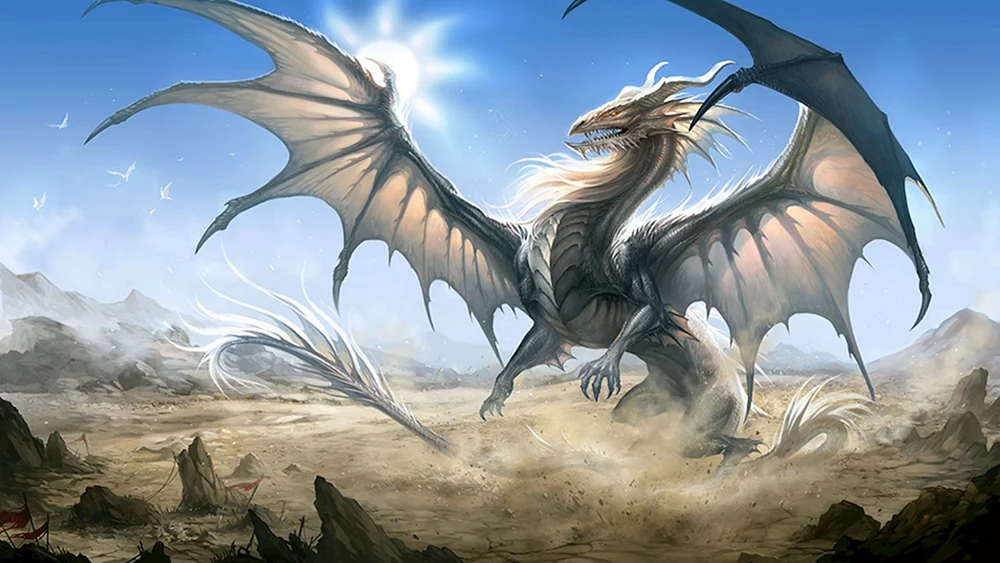 Weißer Drache Ruth