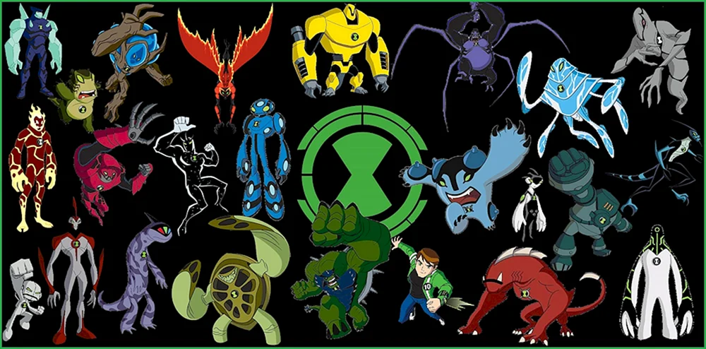 Ben 10 außerirdische Kraft Aliens