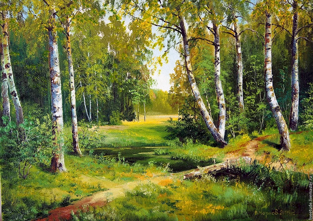 Birkenhain Vladimir Chernov Malerei