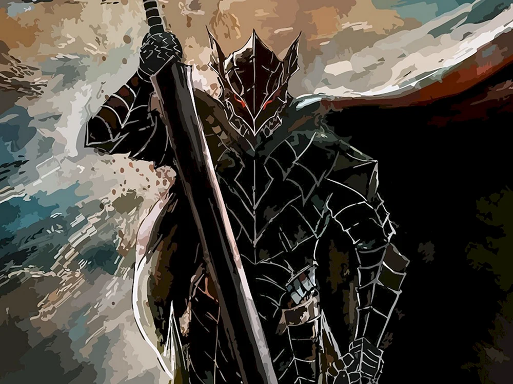 Berserk Gats in Rüstung art