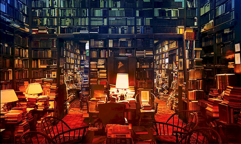 Bibliothekshintergrund