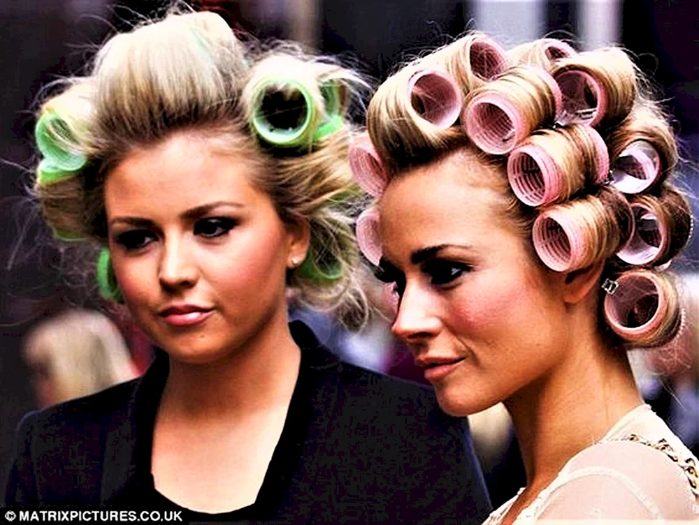 Haarstyling ohne flache Locken