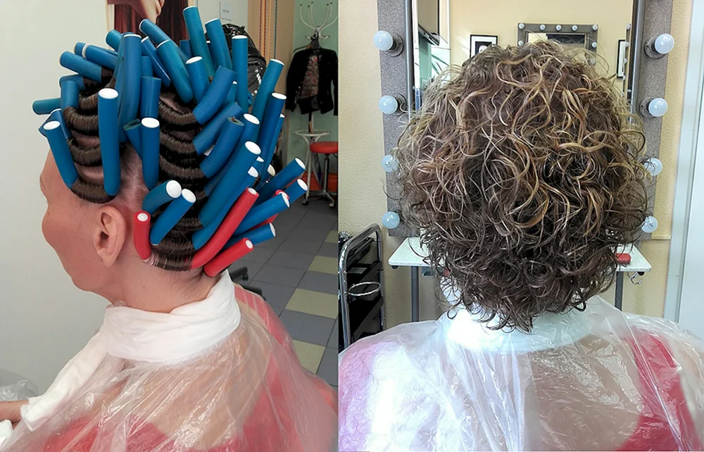 Locken Dauerwelle