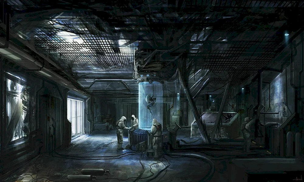 Bio Labor Sci-Fi Kunst