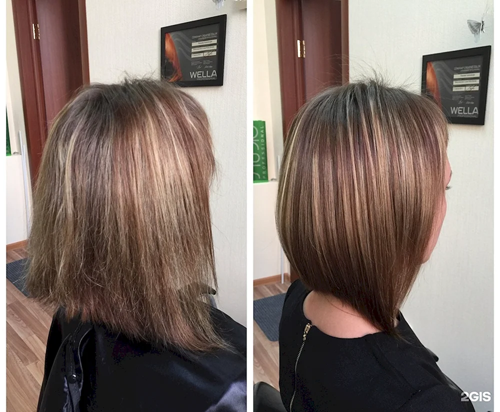 Laminierung für kurzes Haar