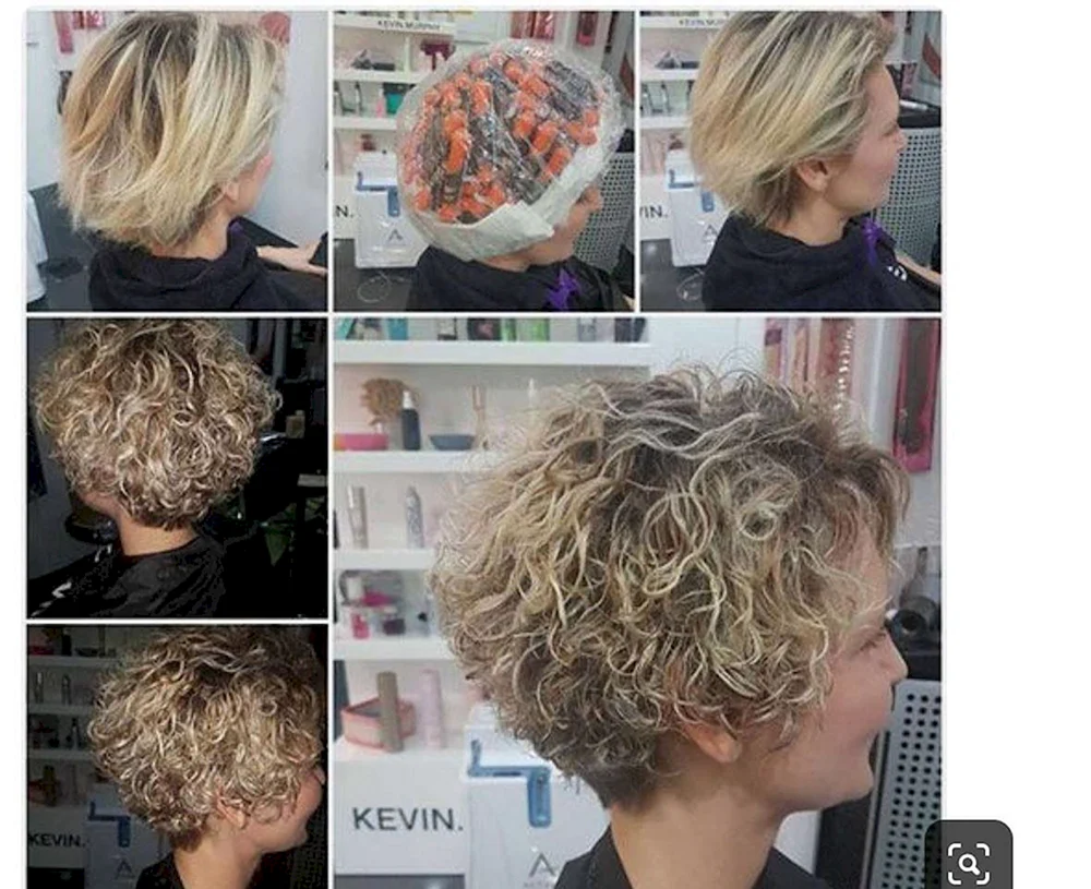 Bob-Garson-Haarschnitt für lockiges Haar