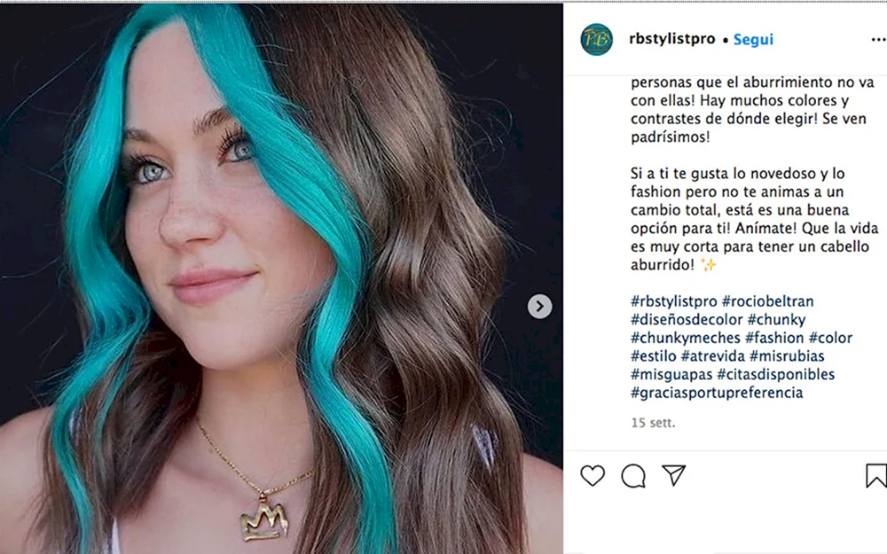 Gestreiftes Haar