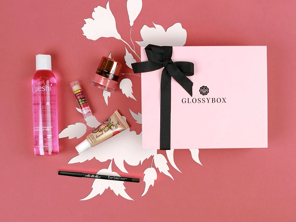 Box mit Kosmetik