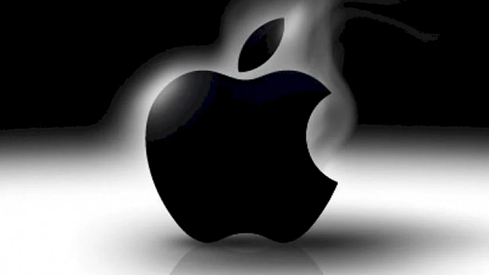 Schwarzes Apple
