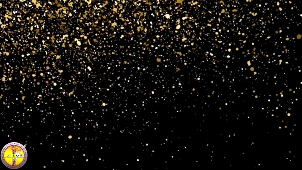 Schwarzer Glitter