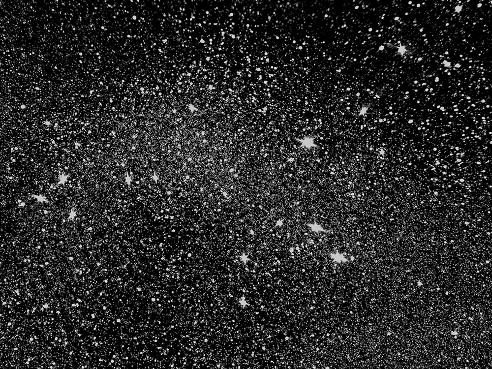 Schwarzer Glitter