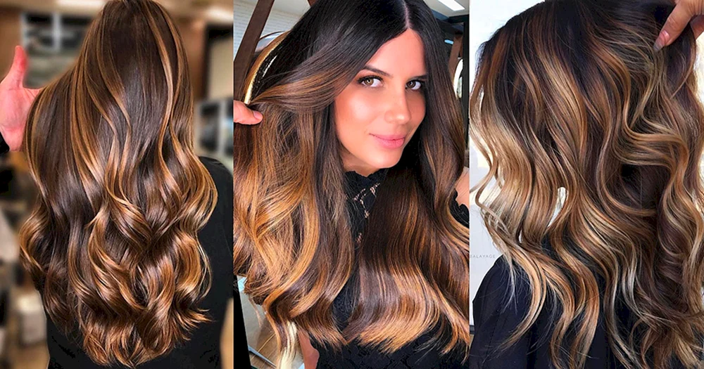 Balayage Färbung