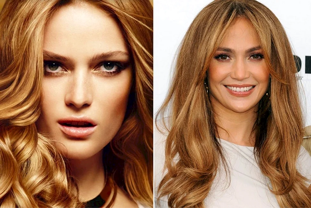 Blond Honig Karamell Weizenblond