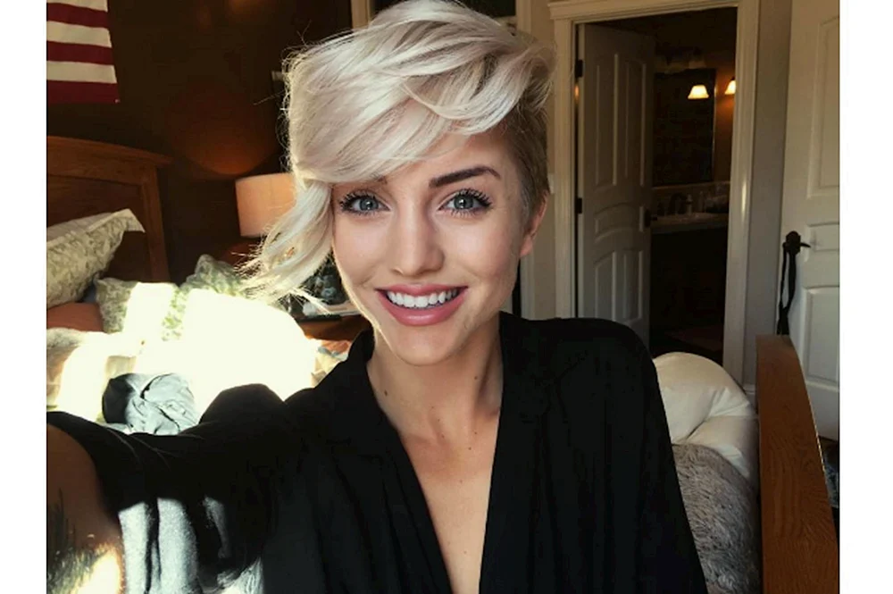 Blond für kurze Haare