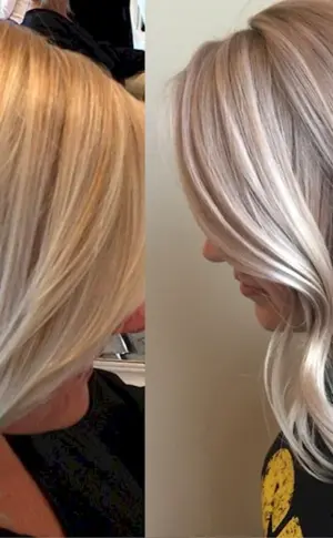 Blond für mittellanges Haar