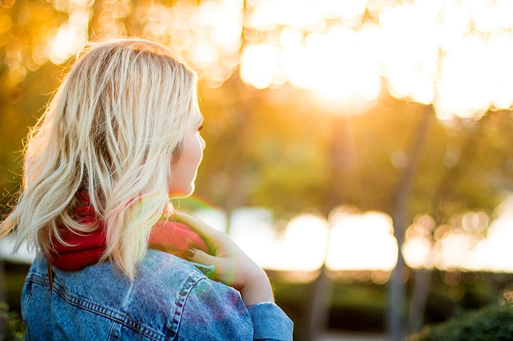 Blond mit kurzem Haar Haare