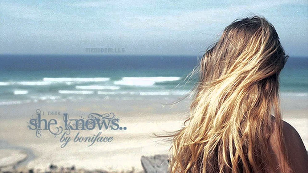 Blondes mit blondem Haar