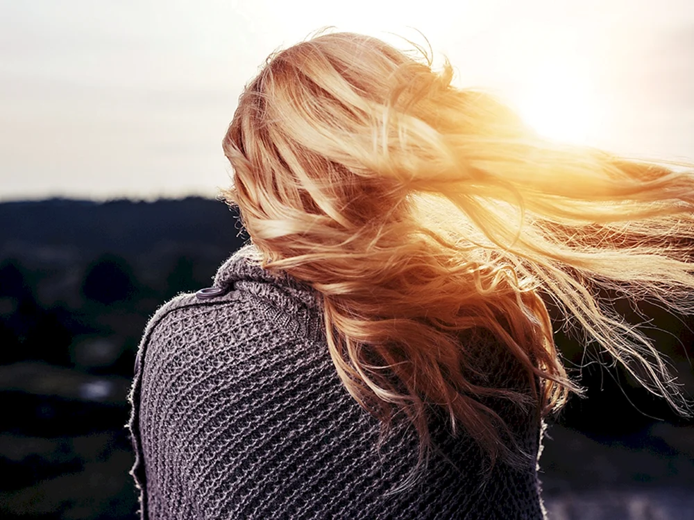 Blond am Meer