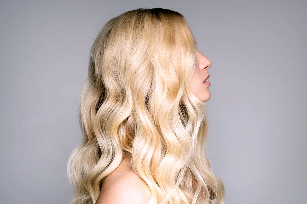 Perlglänzendes Blond