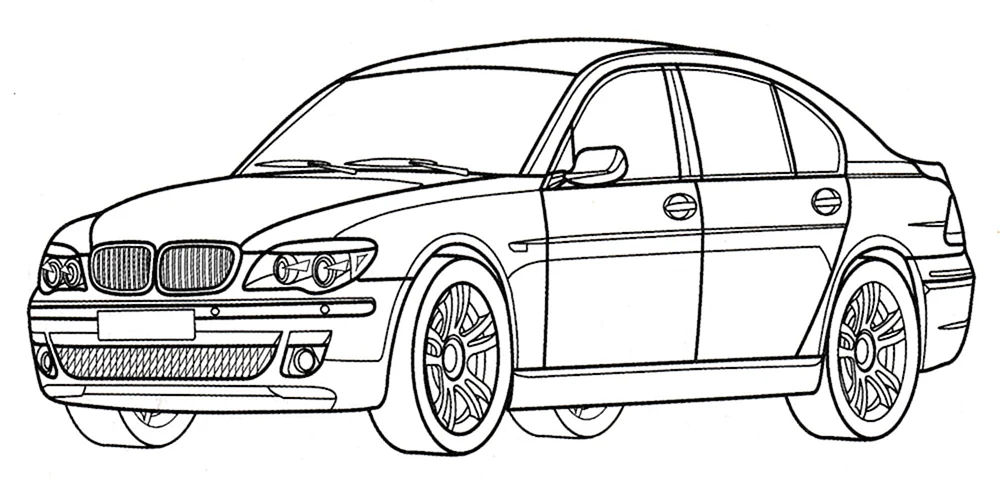 BMW BMW e39 Umriss