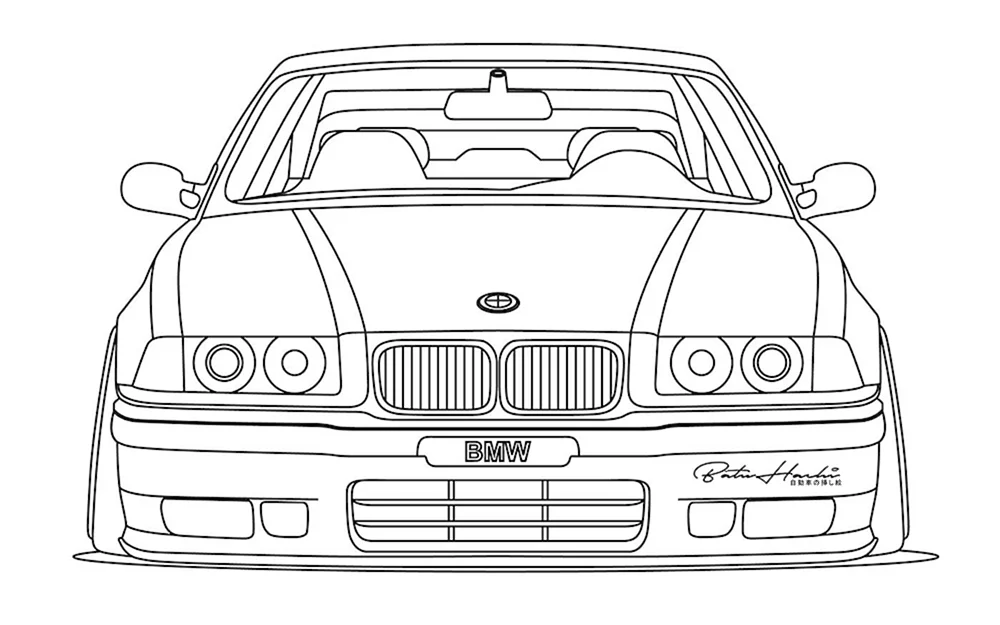 BMW e36 vorne