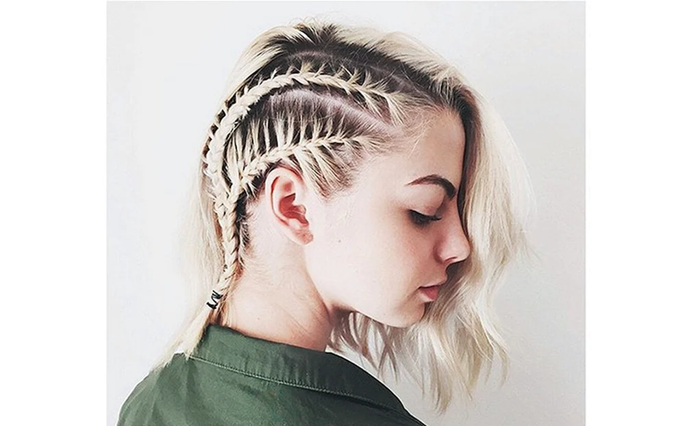 Flechtfrisuren für kurze Haare