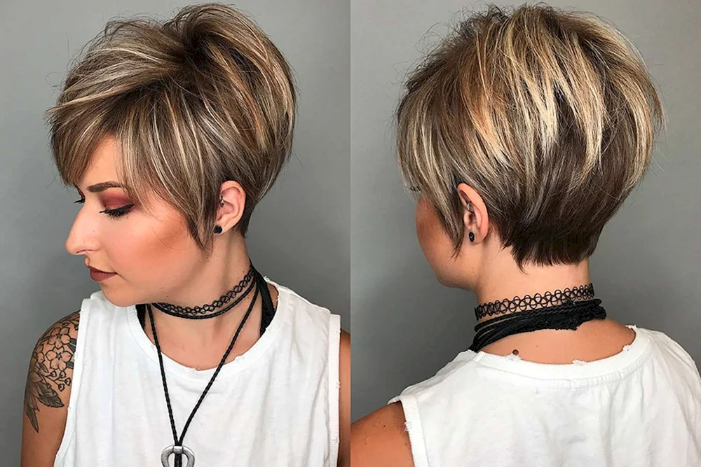 Pixie Bob und Bob Bob Bob Haarschnitt für mittlere Haare