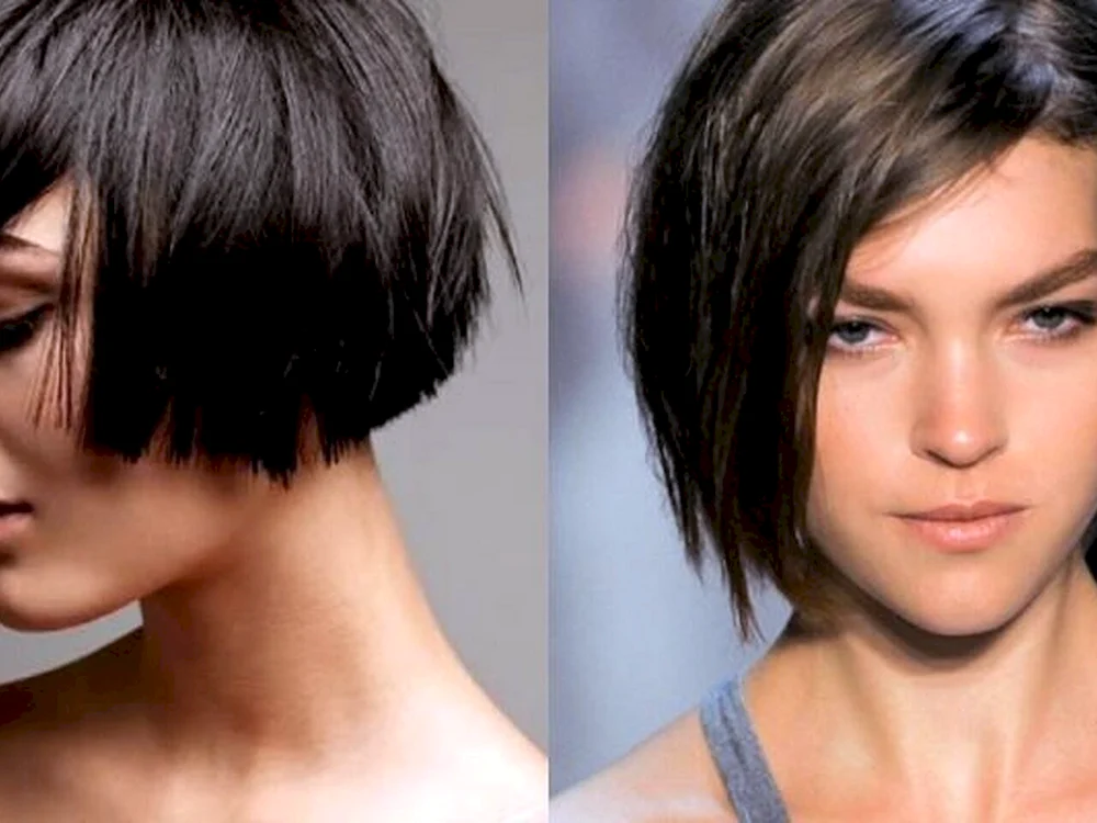 Bob Schnitt abgestufte Asymmetrie