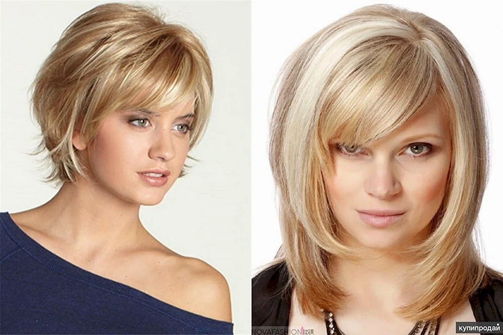 Kaskadenbob für mittleres Haar