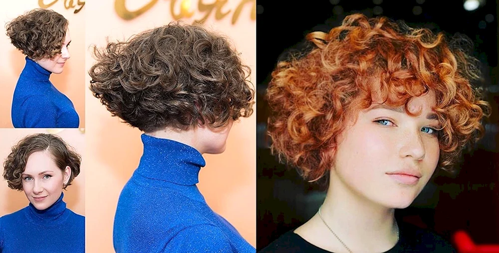 Bob Sesson Haarschnitt für lockiges Haar