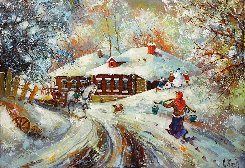 Boev Sergey Yuryevich Winterlandschaften