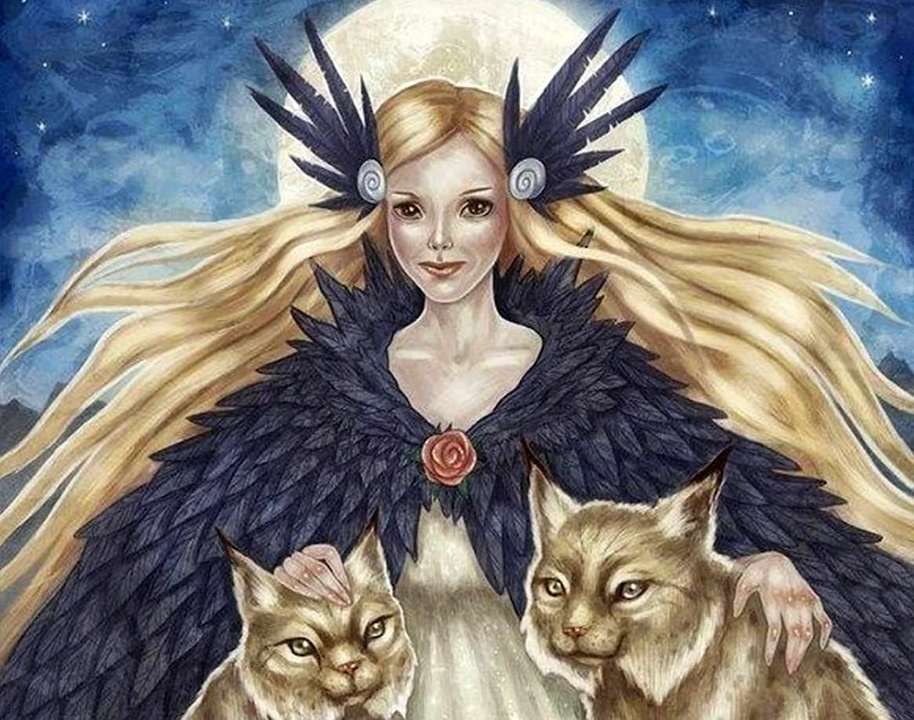 Freya Göttin von Skandinavien