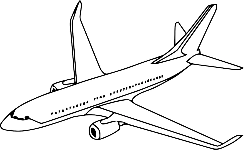 Boeing 737 ausmalen