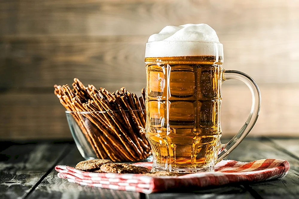 Bier einschenken