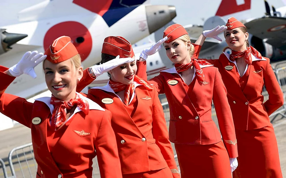 Aeroflot Flugbegleiter