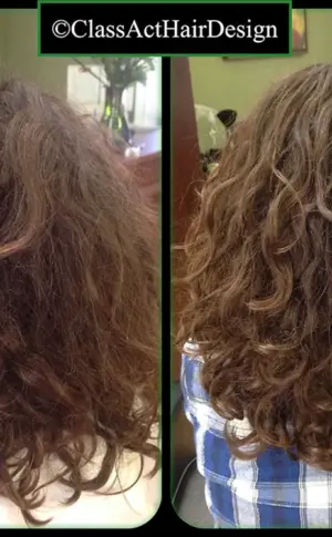 Botox für lockiges Haar