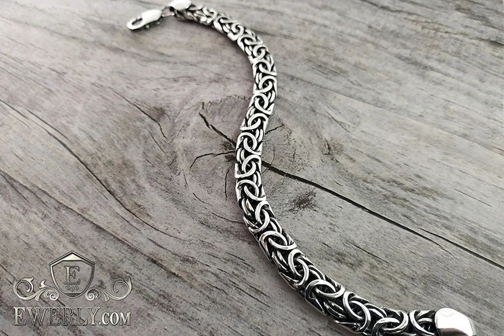 Pharao Geflecht Silber