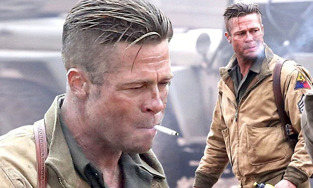 Brad Pitt Film-Wut-Frisur